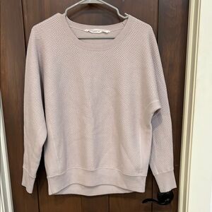 Athleta Light Pink Textured Sweater